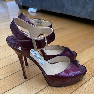 Jimmy Choo platform stiletto heel